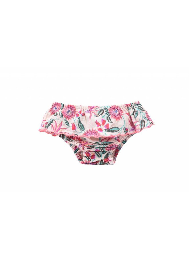 Panties Bibana, white flower