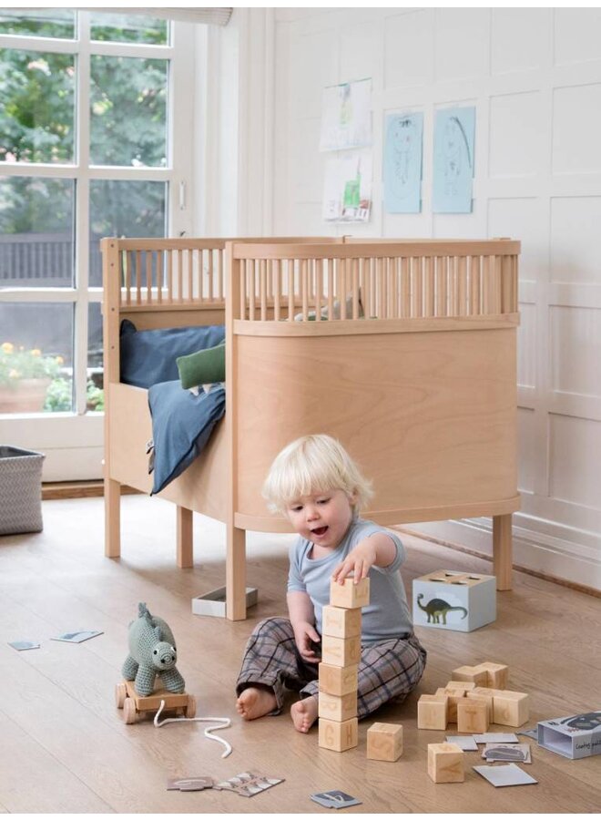 The Sebra bed, baby & jr., Wooden Edition