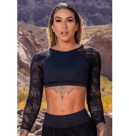 BOM FIT BRASIL Cropped Top Lace