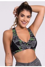 BOM FIT BRASIL Top Exclusive Green - Uitneembare Cups