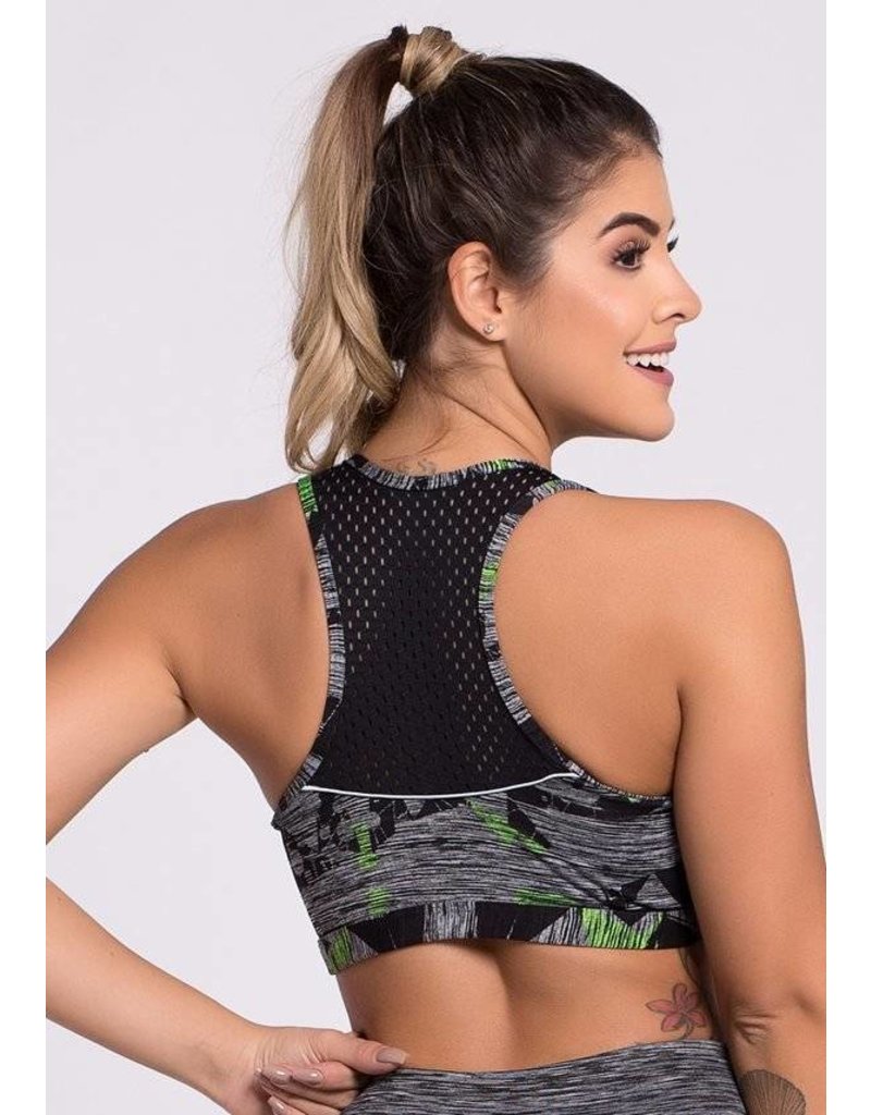 BOM FIT BRASIL Top Exclusive Green - Removable Cups