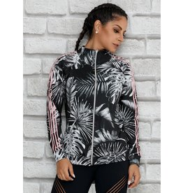 BOM FIT BRASIL Fitness Jacket FLORÁL