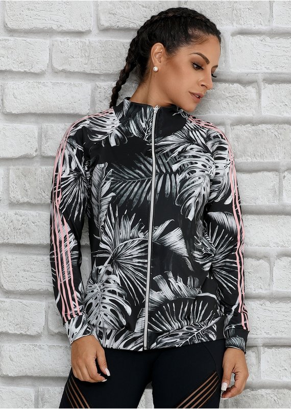 BOM FIT BRASIL Fitness Jacket FLORÁL