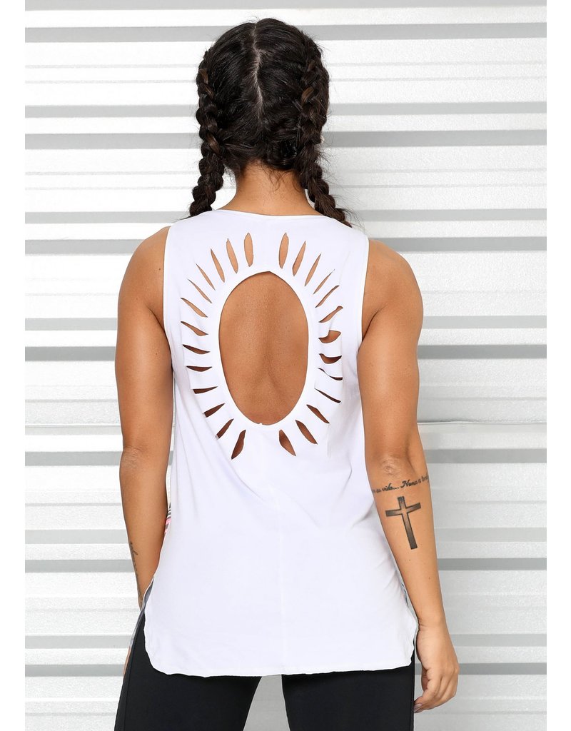 BOM FIT BRASIL Top SUNSHINE WHITE