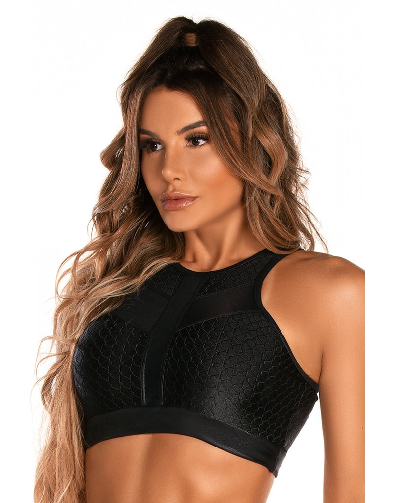 BOM FIT BRASIL Top Diamond - Black