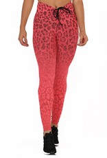 BOM FIT BRASIL Sportlegging Coral Leopard