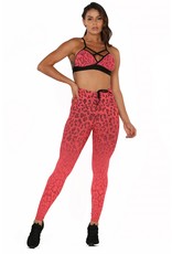 BOM FIT BRASIL Sportlegging Coral Leopard