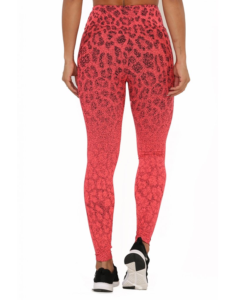 Sportlegging Coral Leopard - Bom Fit Brasil