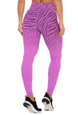 BOM FIT BRASIL Leggings Lila Zebra