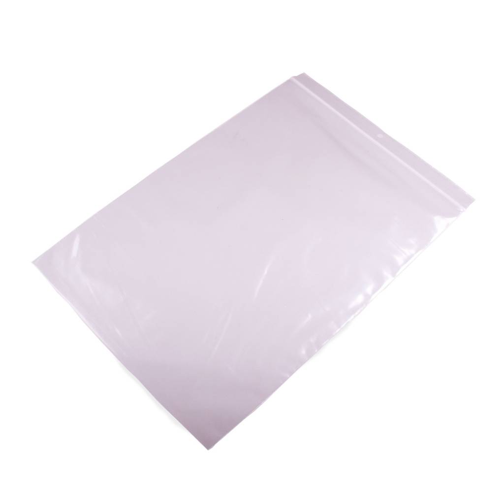 Gripzakken transparant extra sterk 230 x 320 mm uit 90 micron LDPE pakje van 100 stuks