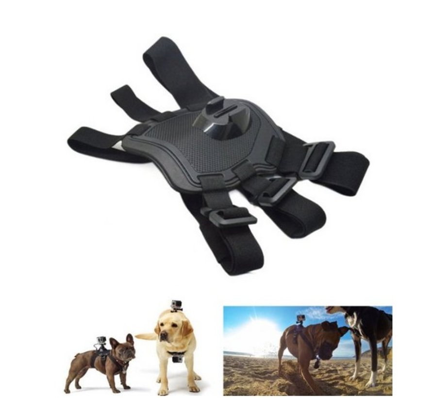 Fetch Dog Harnas mount voor GoPro en andere action cams