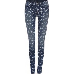 Levi's Super skinny jeans met bloemenprint