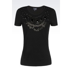 Sisley Donkerblauwe pullover met zijde