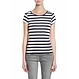 Mango Gestreept T-shirt met logo