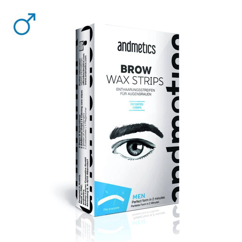 Andmetics Eye Brow Wax Strips Men