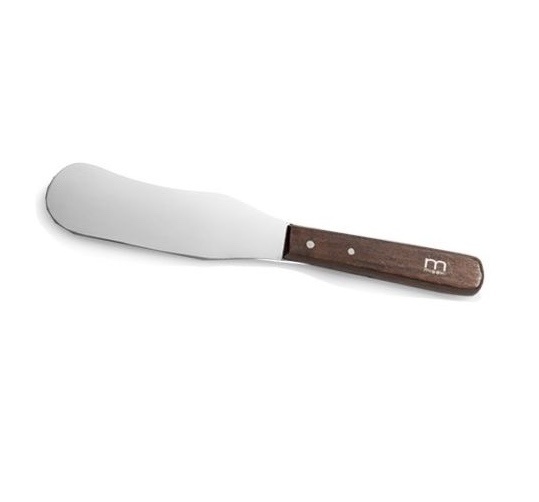 Xanitalia Harsspatel Inox groot met ronde vorm 24 cm