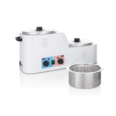 Xanitalia Professionele 2-tank Wax Heater met filtratie systeem  8 Liter