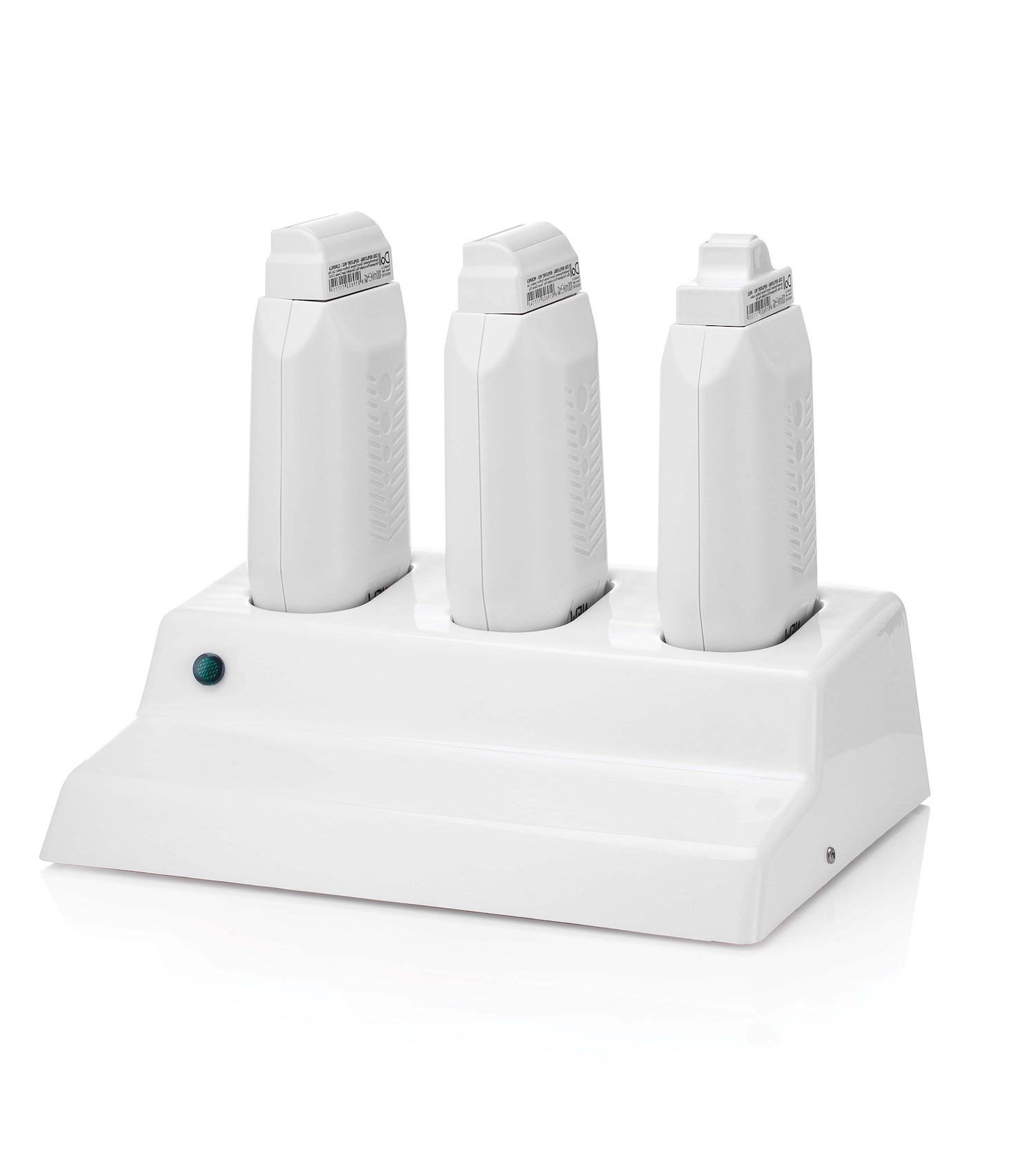 Xanitalia Professionele universele trio patroonverwarmer met een stalen behuizing wit