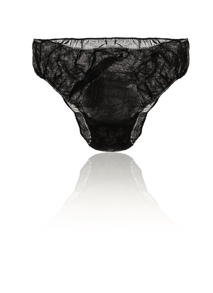 Xanitalia Unisex wegwerp slips zwart | 20 stuks