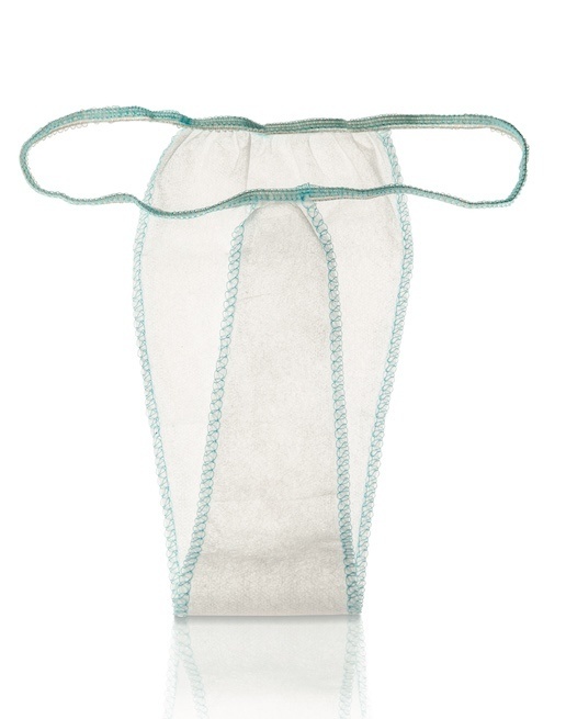 Xanitalia Witte wegwerp strings | non woven | 100 stuks, foto 2 van 2