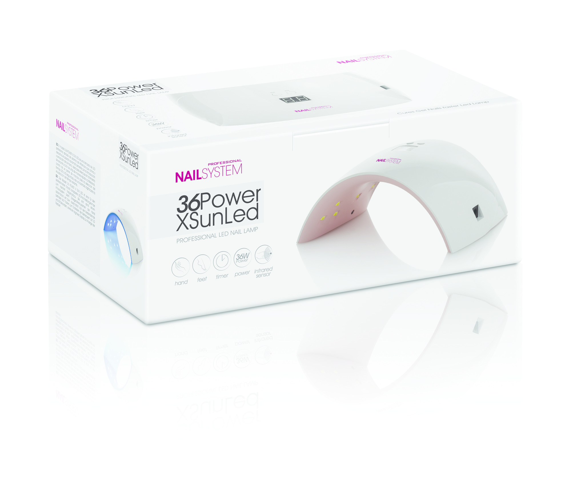 Xanitalia 36 Power X Sun Draagbare led-uithardende gel nageldroger, foto 2 van 3