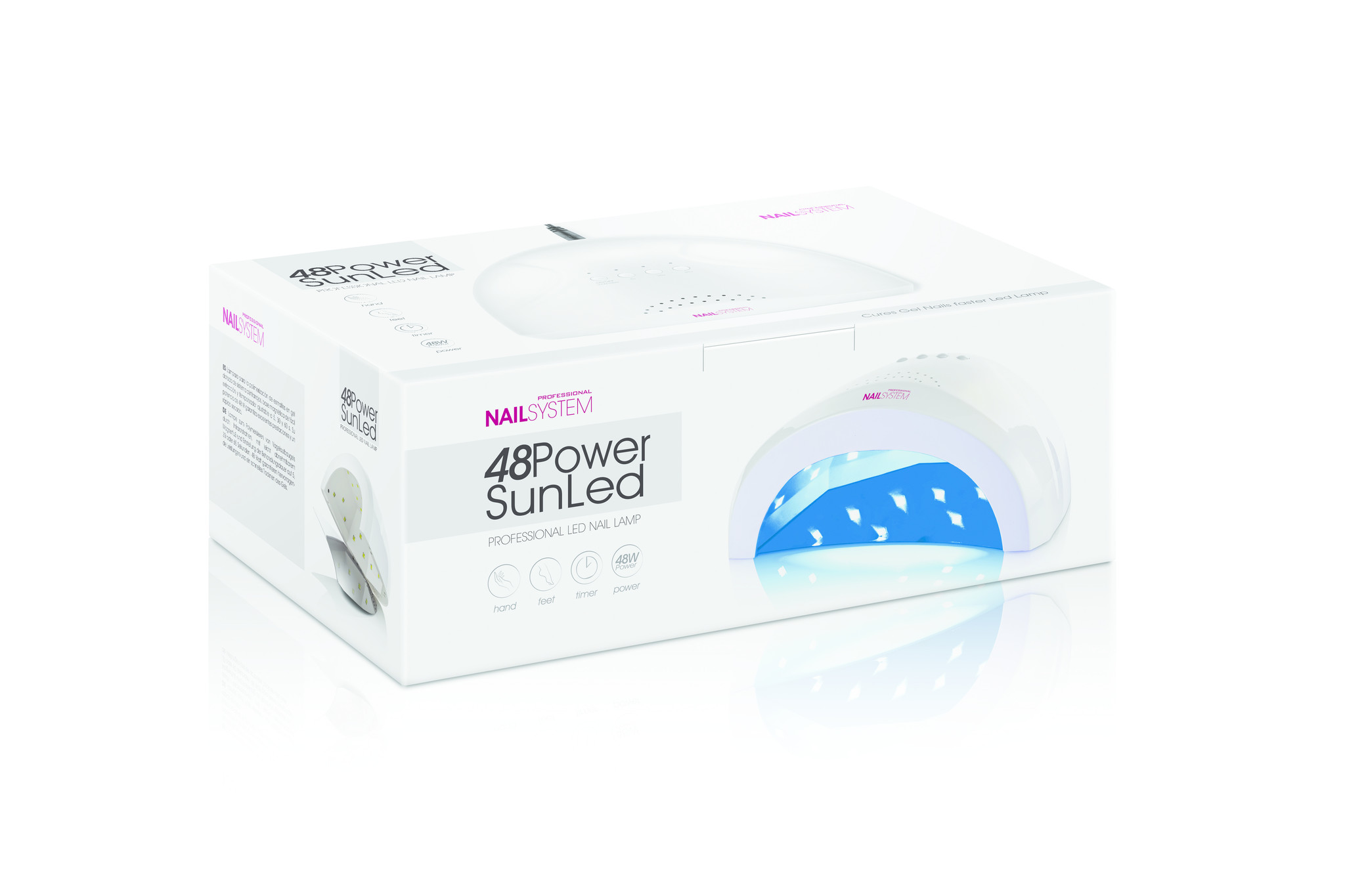 Xanitalia Professionele 48 watts LED-uithardende gel nageldroger, foto 3 van 3