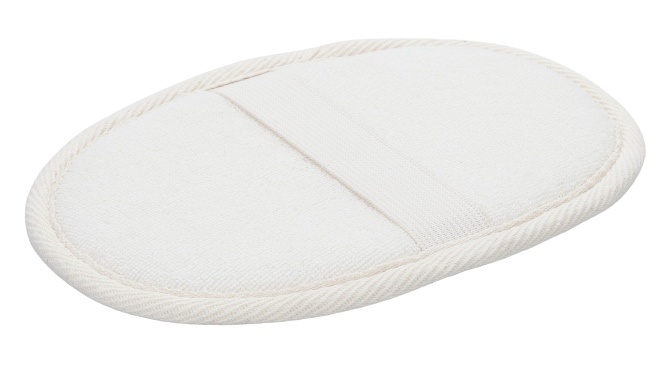 Xanitalia Ovale katoenen scrub spons 16x12 cm