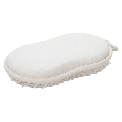 Xanitalia Eenzijdige ovale scrub spons van katoen, 15,5X9,5cm