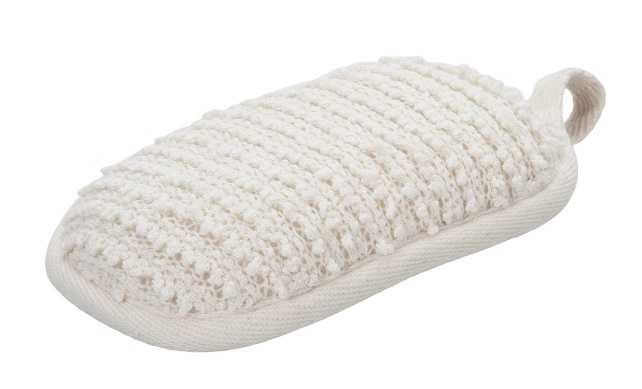 Xanitalia Massage / scrub spons van katoen , 13X8cm