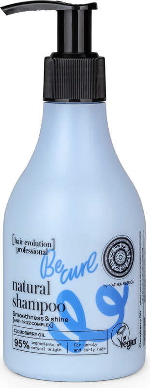 NS. Hair Evolution. Natuurlijke Shampoo "Be-Curl" Gladheid & Glans, 245 ml