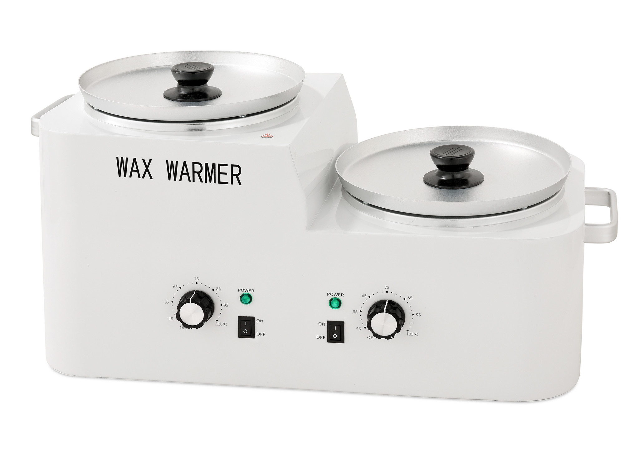 Dubbele pot waxverwarmer van superieure kwaliteit, 2x2500ml