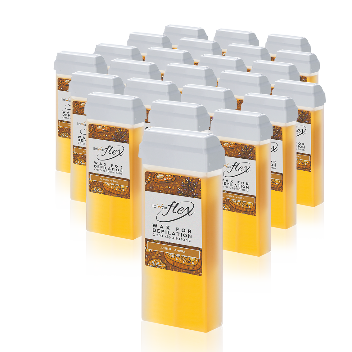 ItalWax Flex - Waxpatroon Amber - box 24 stuks
