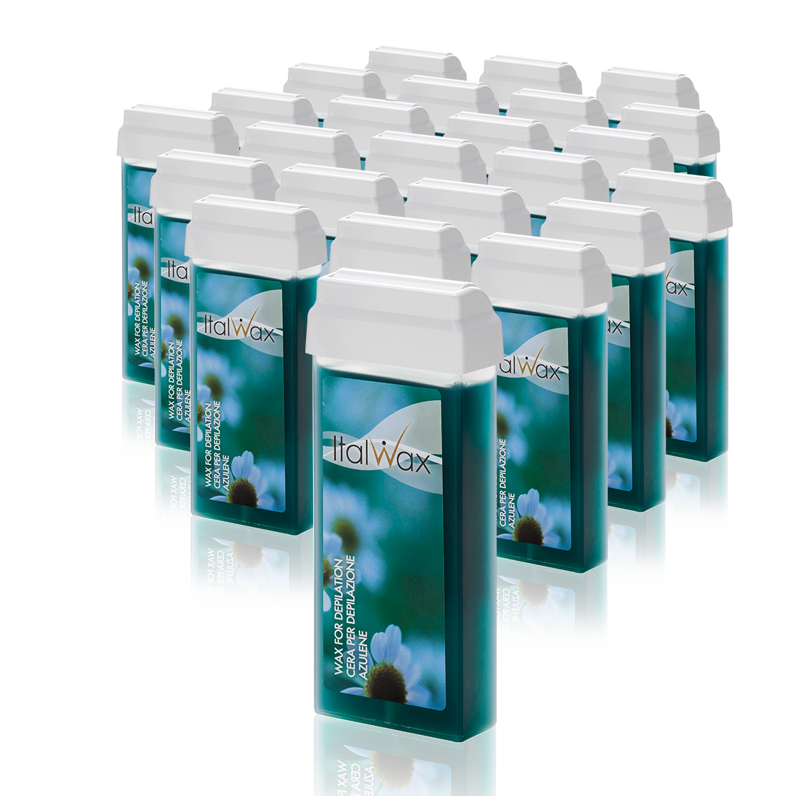 ItalWax Waxpatroon Azuleen - box 24 stuks