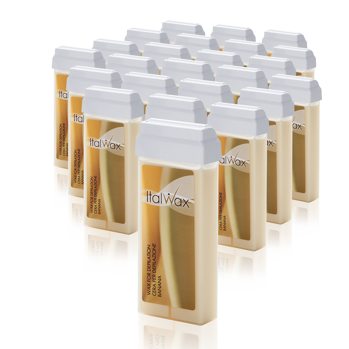 ItalWax Waxpatroon Banaan - box 24 stuks