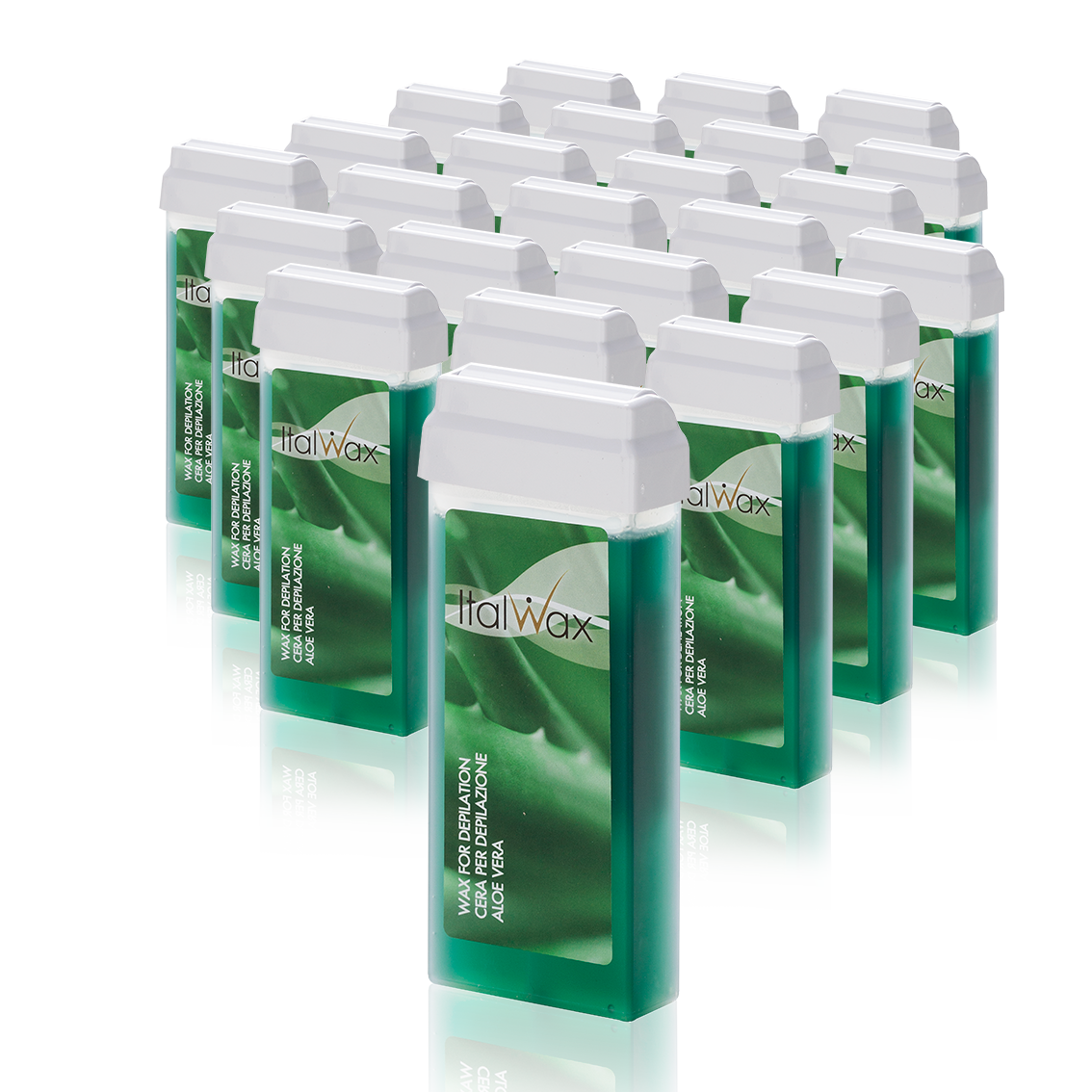 ItalWax Waxpatroon Aloë vera - box 24 stuks
