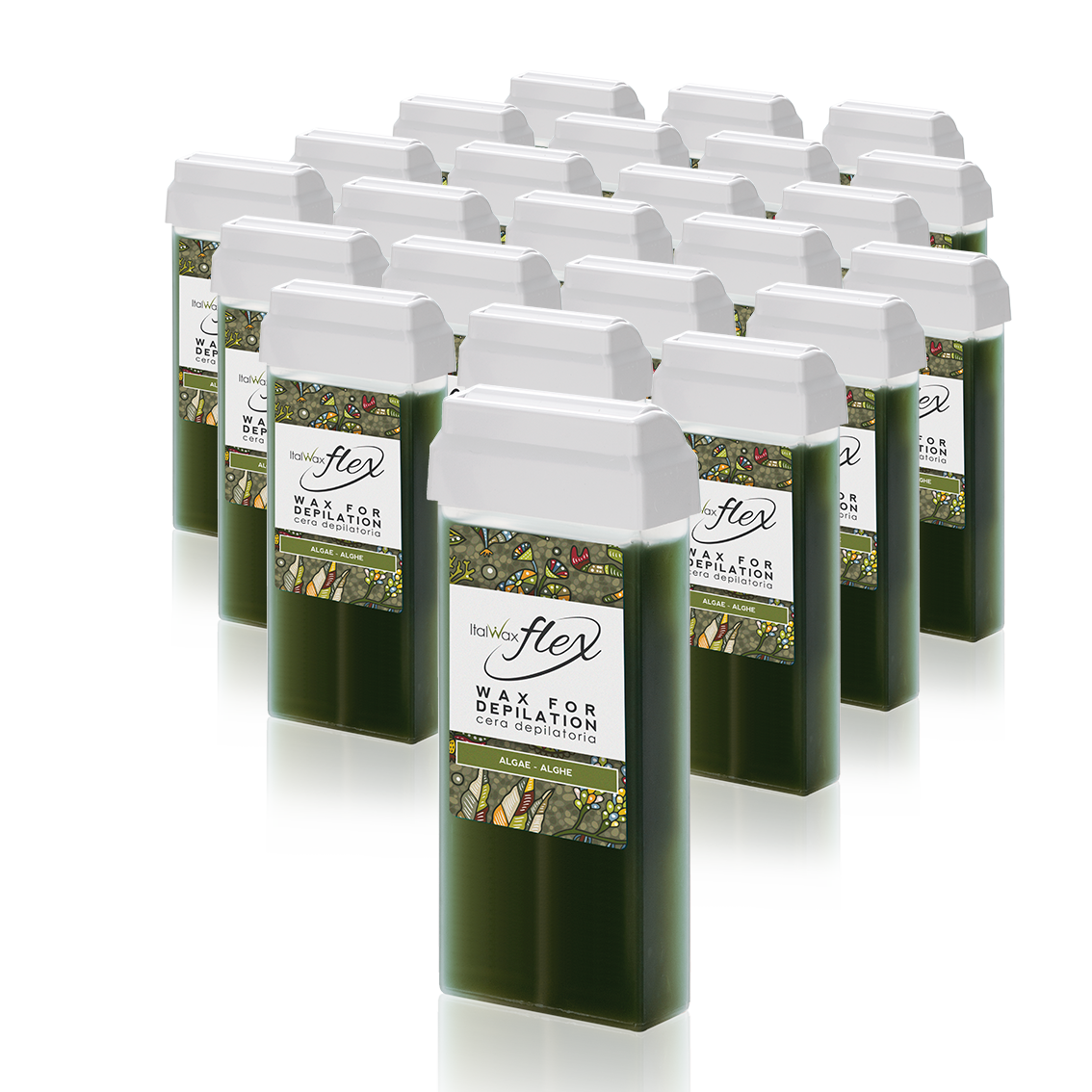 ItalWax Flex - Waxpatroon Algen - box 24 stuks