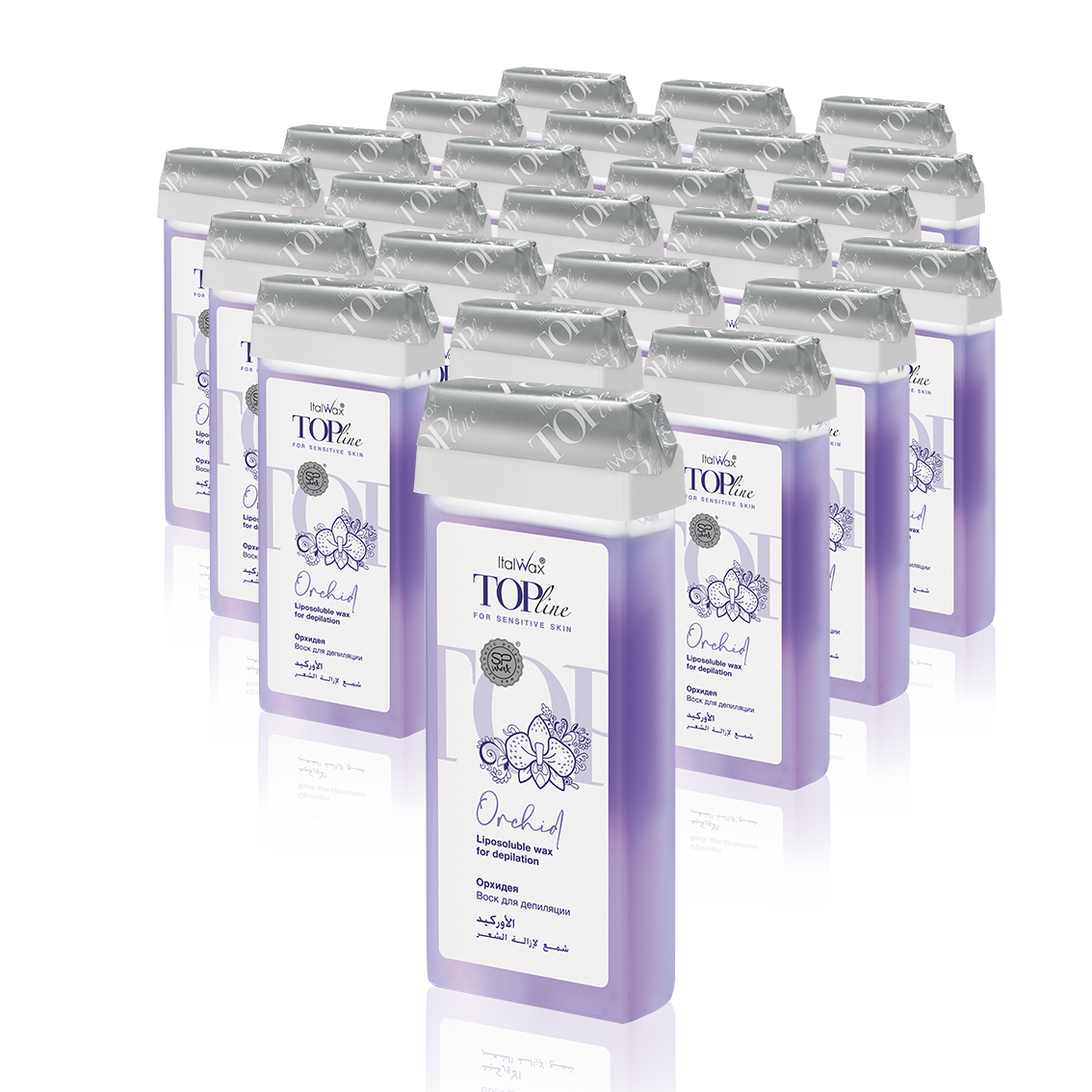 ItalWax Top Line - Waxpatroon Orchid - box 24 stuks