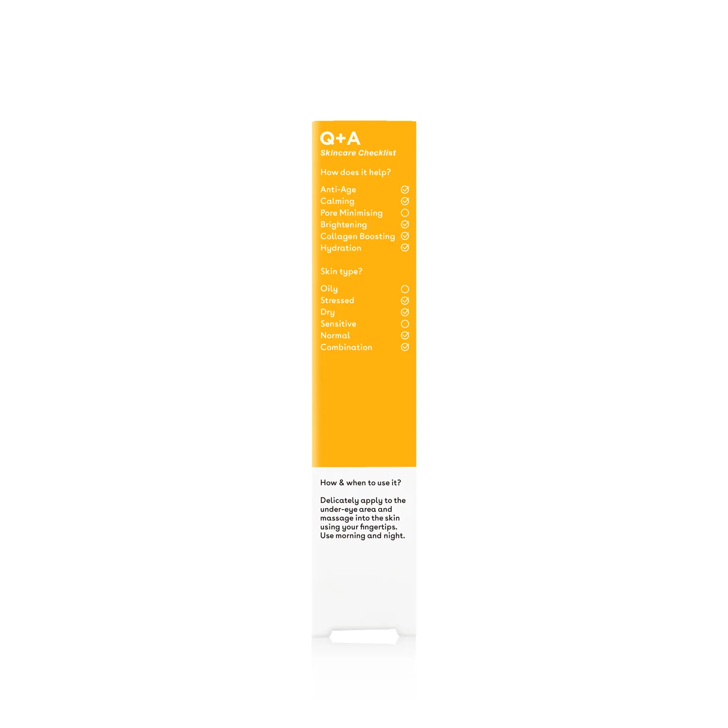 Q+A Skincare Vitamine C Eye cream, foto 3 van 3