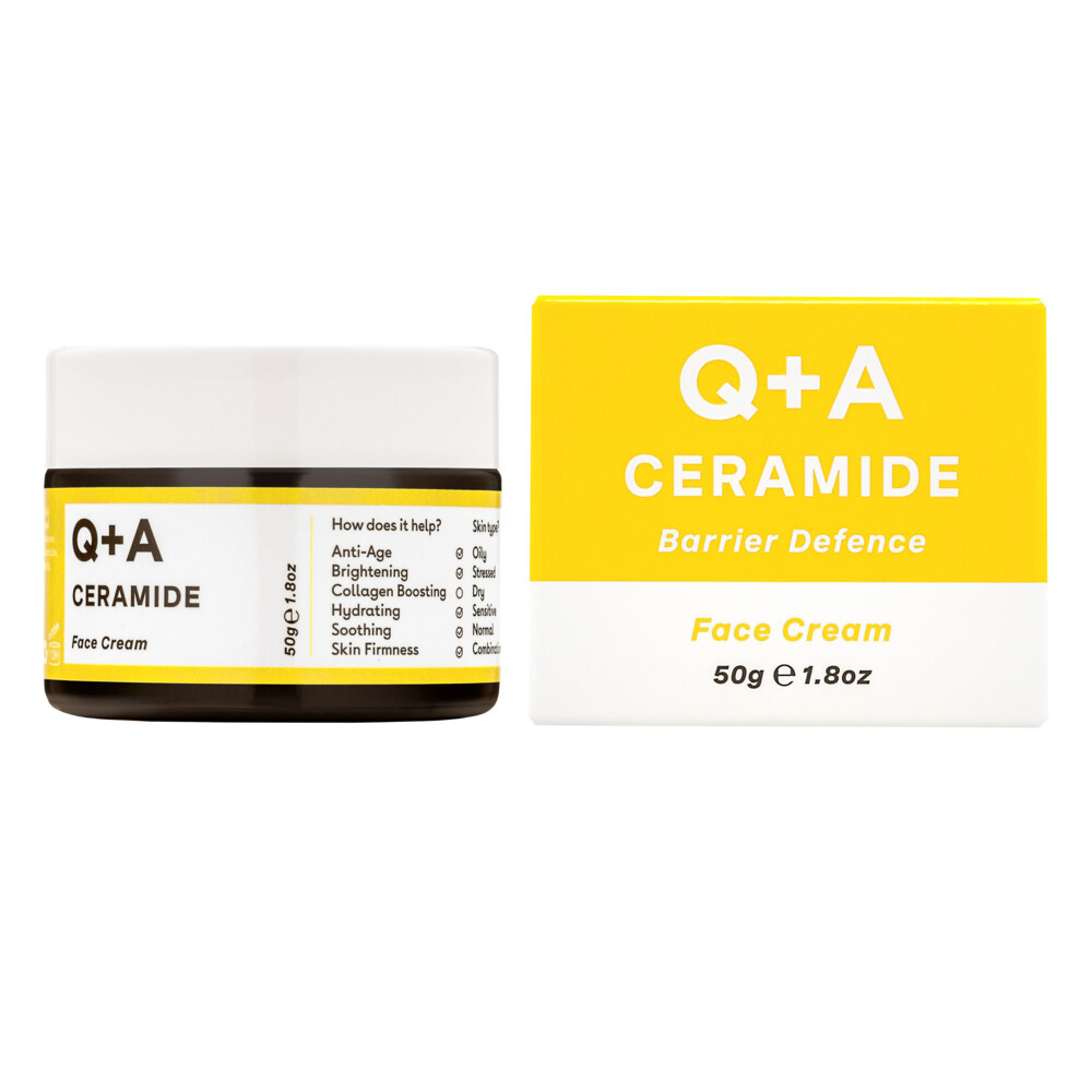 Q+A Skincare Ceramide Defence Face Cream 50g, foto 2 van 3
