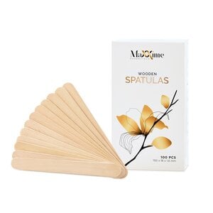 Maxxime Houten wax spatels groot (100 stuks)