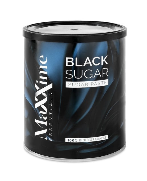 Maxxime Sugarpaste Black | Body Sugaring | can 800 ML | 100% Biologisch, 100% Natuurlijk