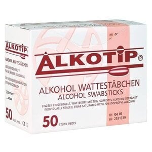 Alkotip Alcohol wattenstaafjes 50 stuks
