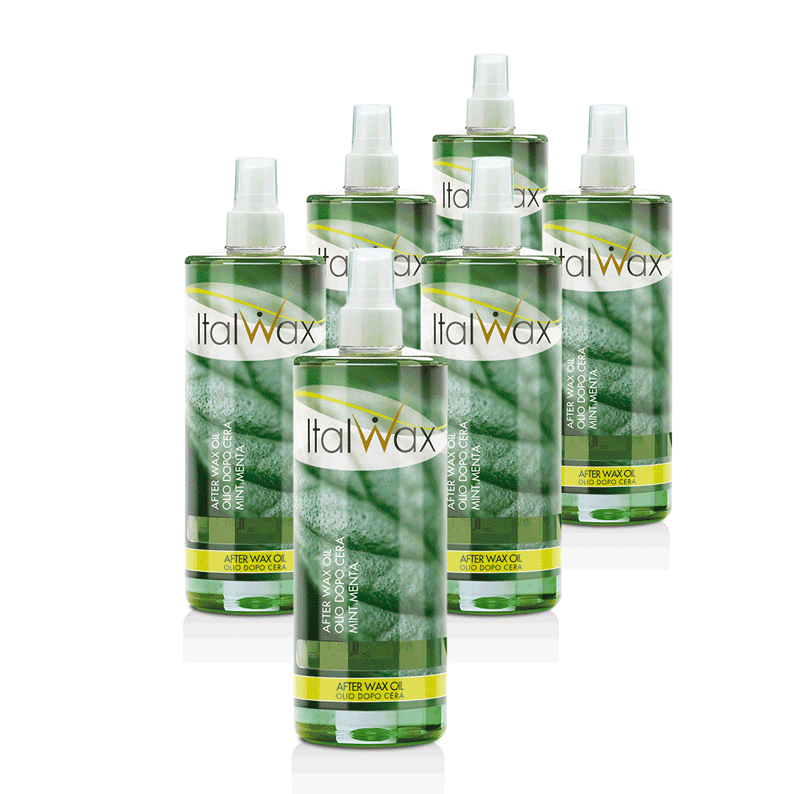 ItalWax Voordeelpakket: After Wax Oil Menthol 6x500ml