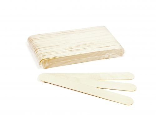 ItalWax Extra grote houten wegwerp harsspatels 60st