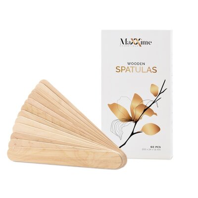 Maxxime Extra grote houten wegwerp harsspatels 60st