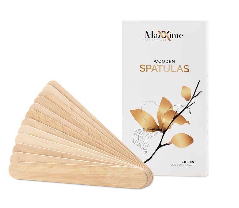 Maxxime Extra grote houten wegwerp harsspatels 60st