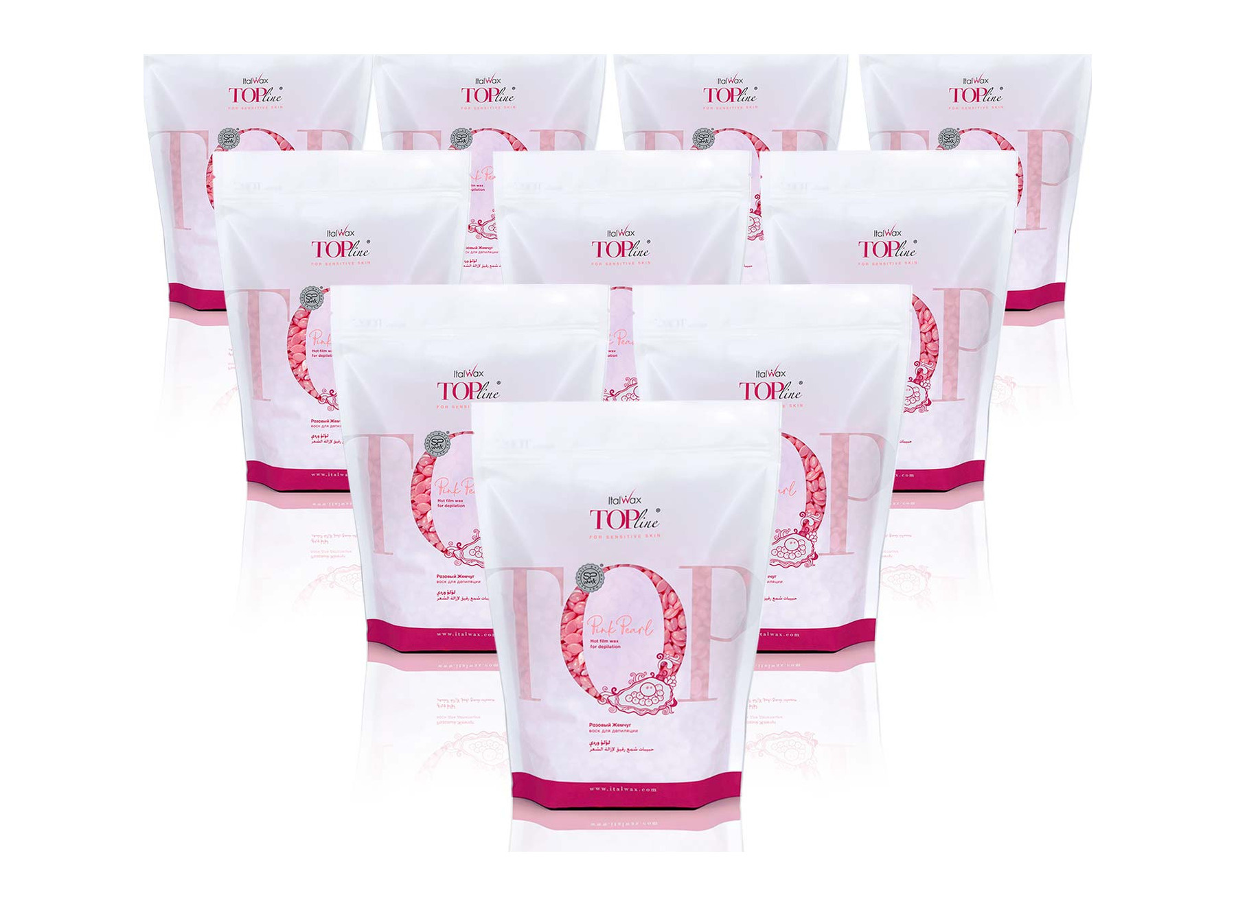 ItalWax Top Line - Film Wax Pink Pearl Box 10 zakken