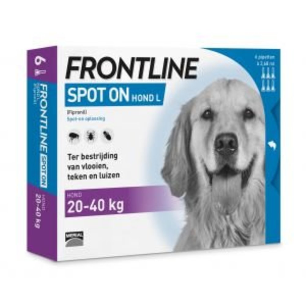 Frontlein Frontline Spot-On Dog | Flea&Tick prevention &-treatment | Petduka.com ...
