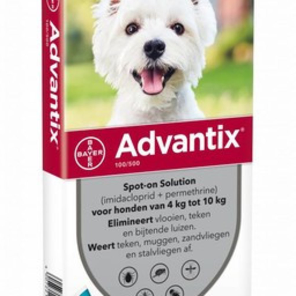 Адвантикс для собак до 4 кг