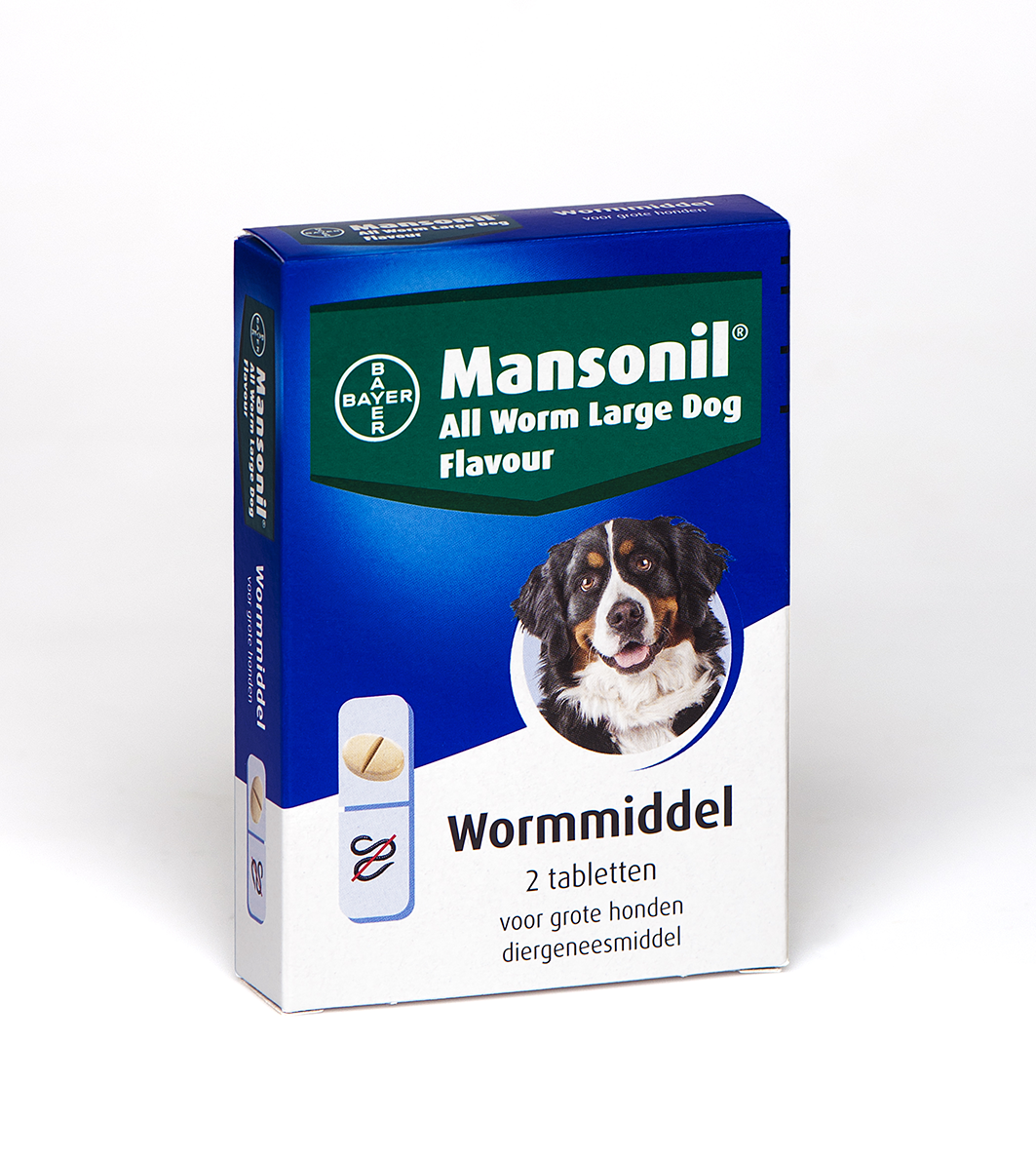 Mansonil Dog Wormtabets for Dogs Petduka